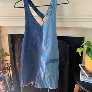 H&M Two Toned Overalls Dress